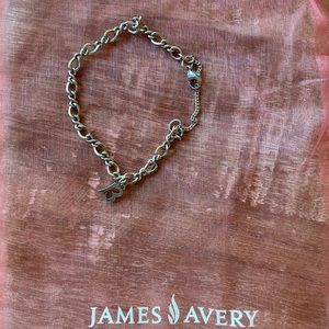 James Avery Charm Bracelet with #13 Charm